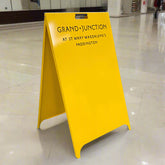 The Fitzrovia' - Metal Pavement Sign (Any Colour)